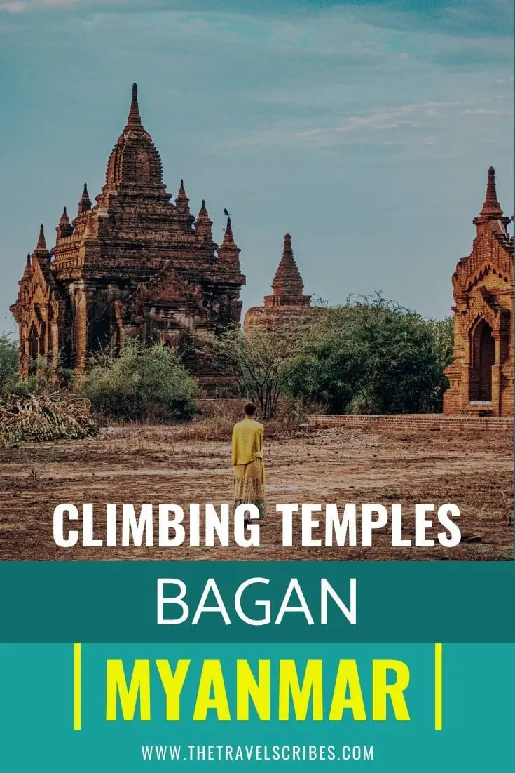 Pinterest Pin for Bagan Temple Guide and Bagan Temples Map