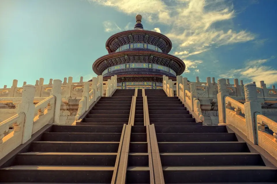 Picture of the Temple of Heaven in Beijing, China