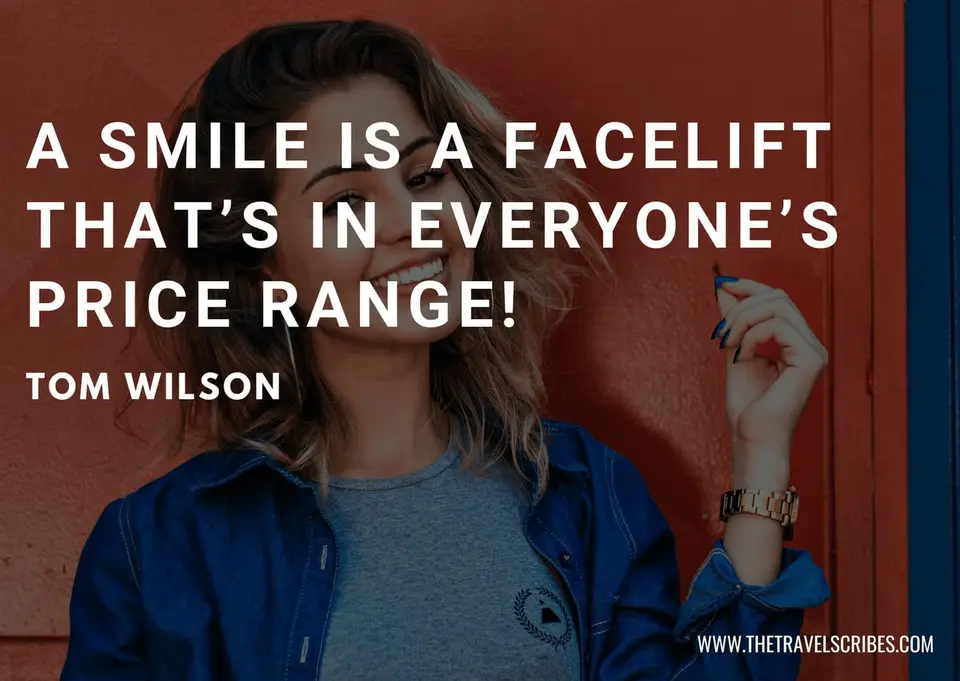 Funny quote about smile