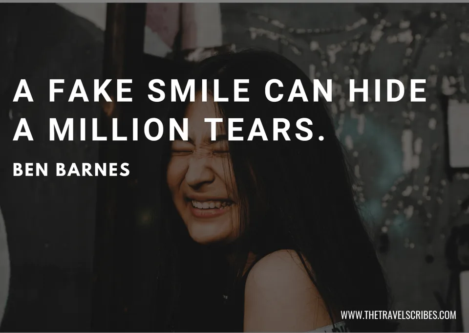 Quotes about fake smiles