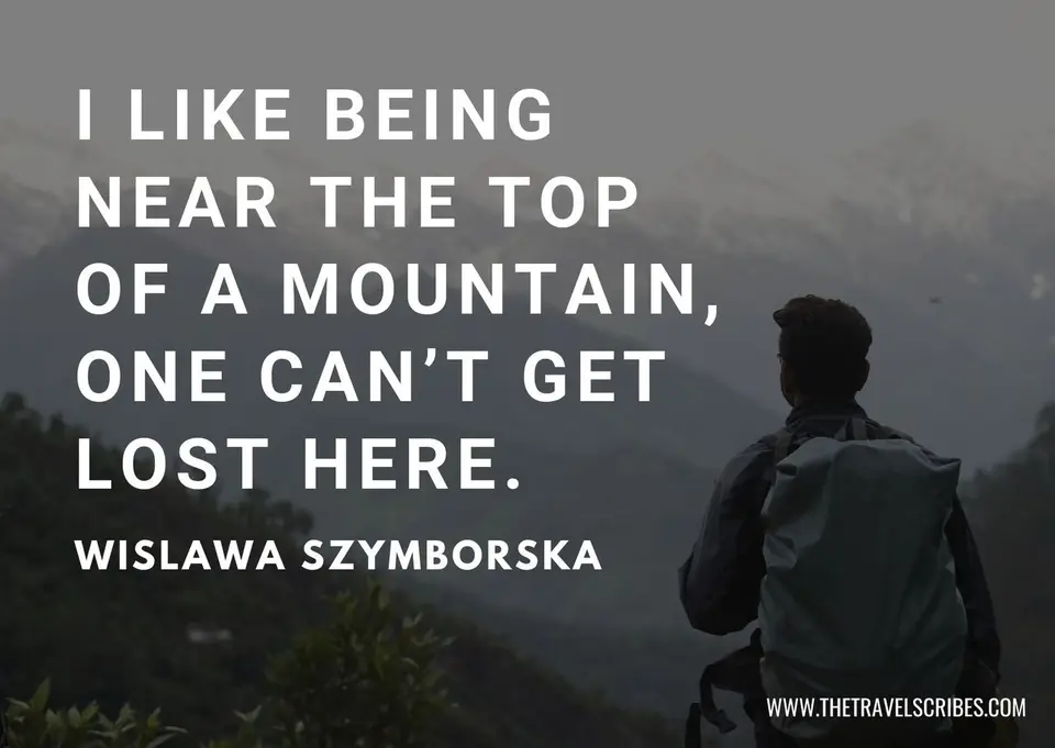 Mountain hiking quotes