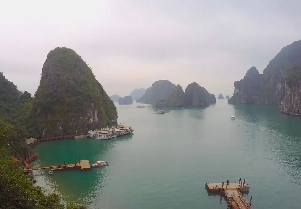 Ha Long Bay, a key landmark in Vietnam