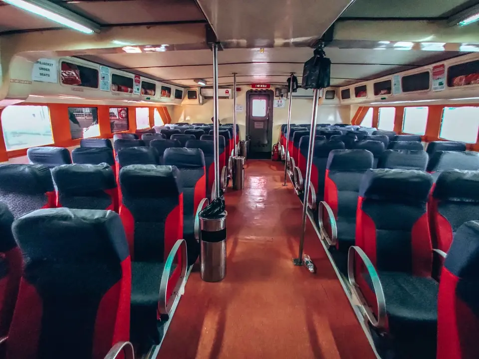 Interior of Penang to Langkawi ferry