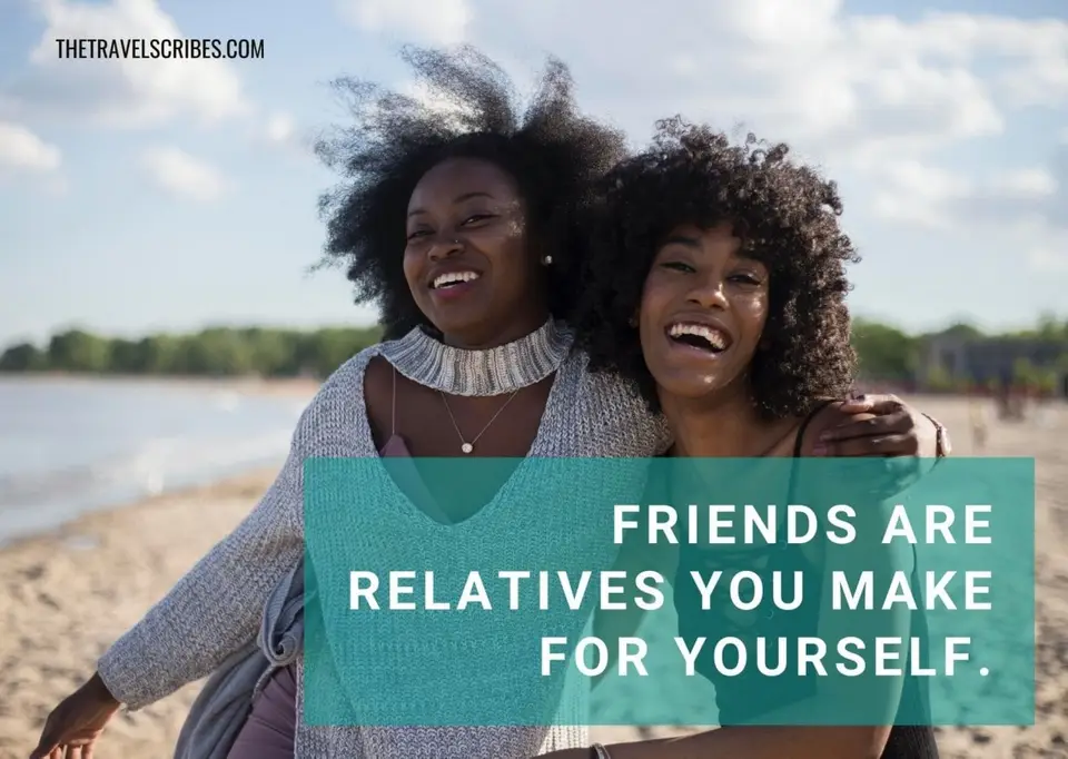 Caption for friends - family
