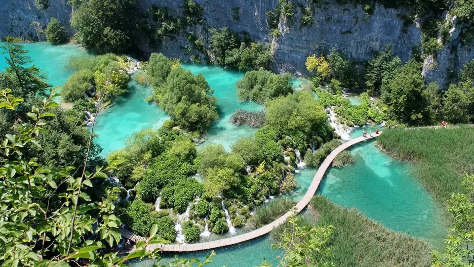Plitvice Lakes National Park, a day trip from Split
