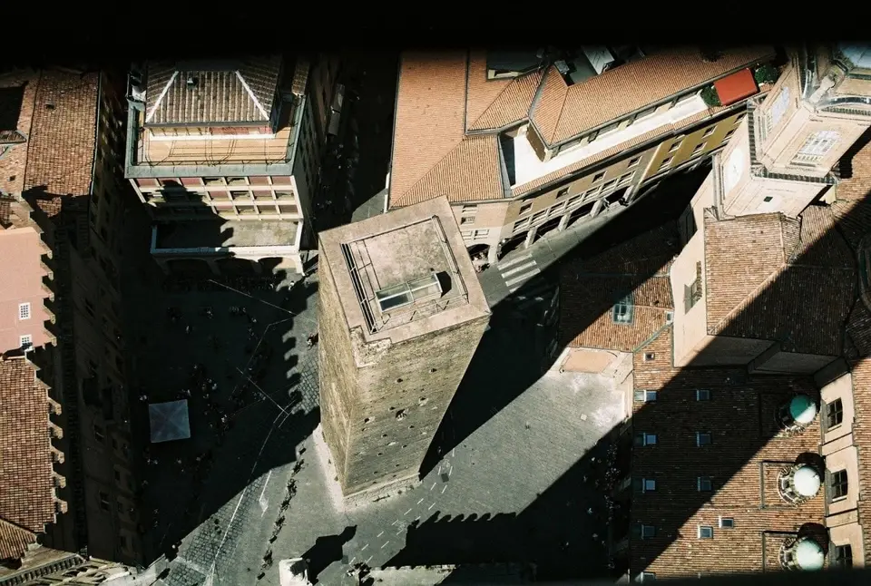 Landmarks in Italy - Garisenda and Asinelli Towers
