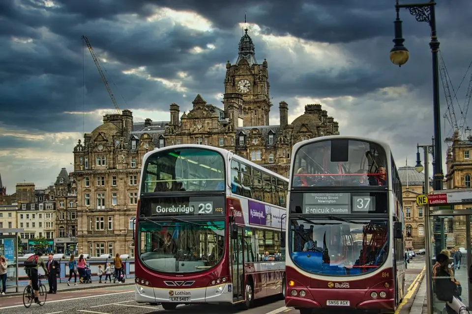 The buses of Edinburgh, United Kingdom