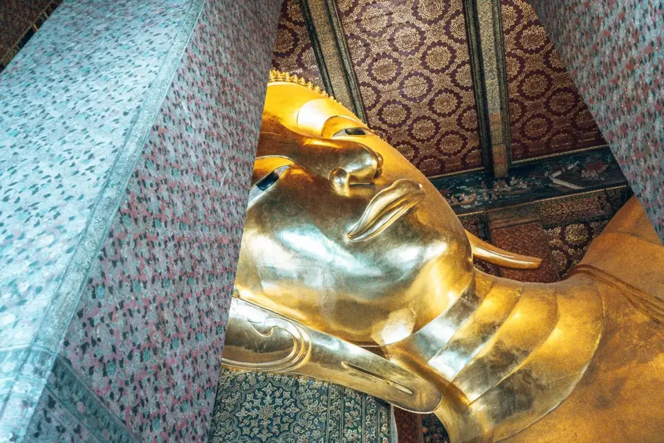 Reclining Buddha Bangkok at Wat Pho temple