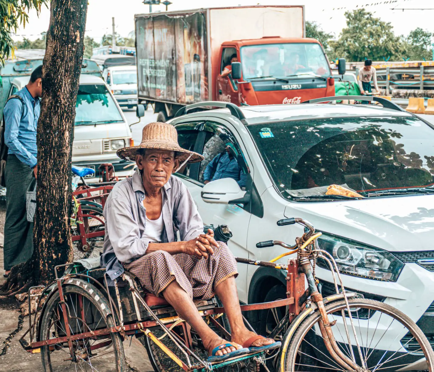 Yangon itinerary - 3 days in Yangon - Rickshaw