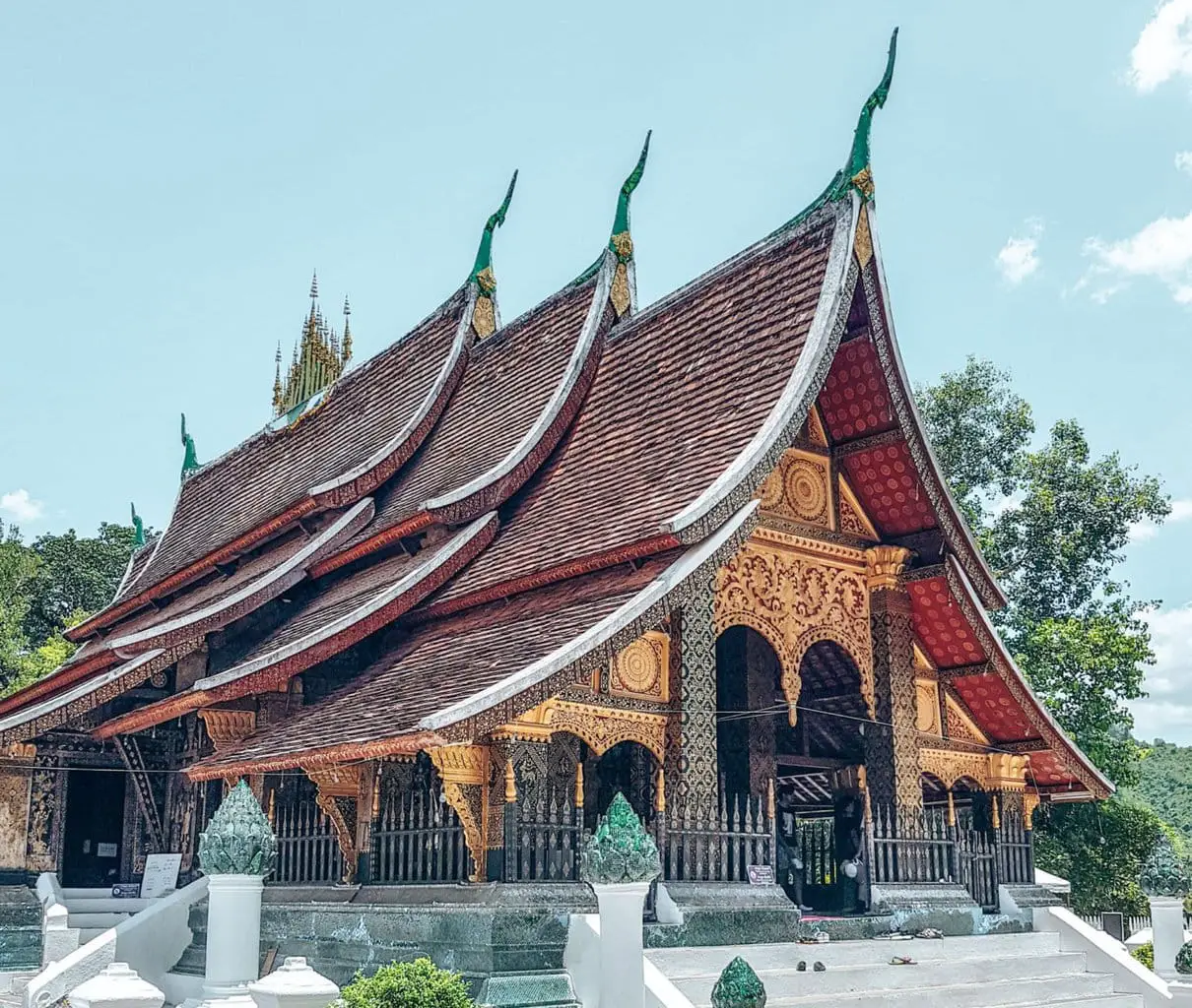 The stunning temple at Xieng Thong, Luang Prabang Laos