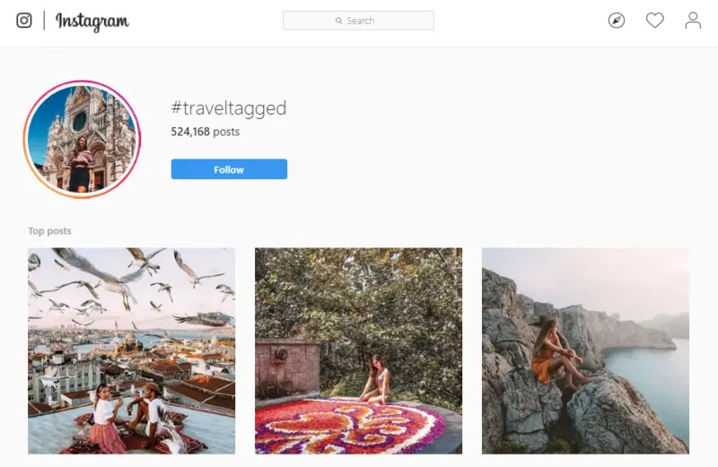 trip tags for instagram
