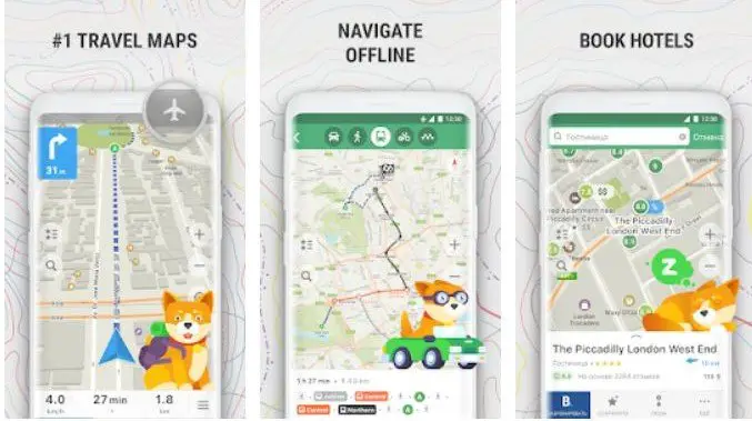 Apps for China - Maps Me offline maps