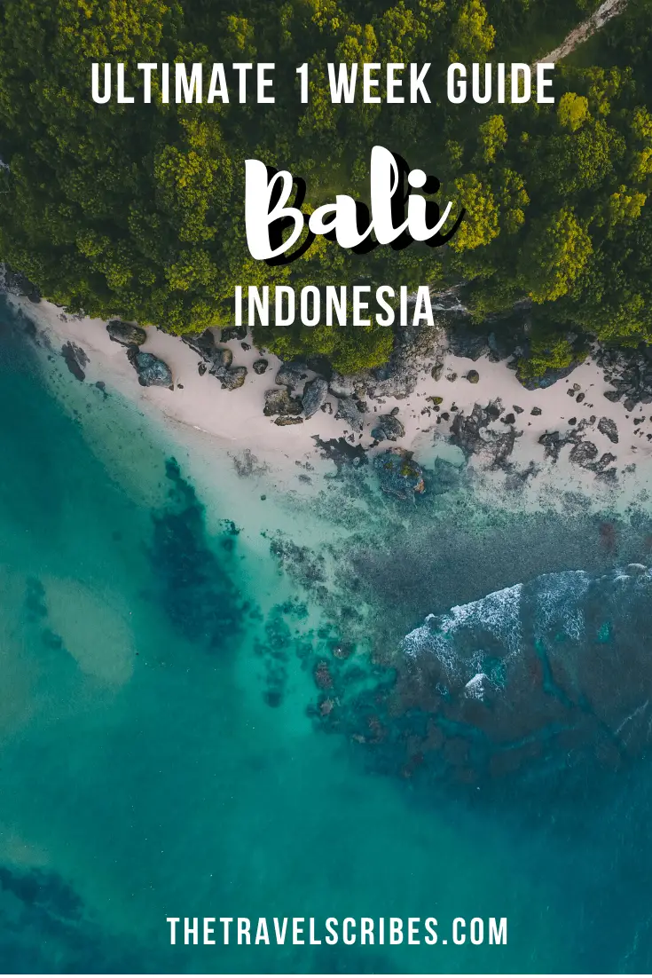 Bali 7 Days itinerary - the ideal one week itinerary across Bali, Indonesia