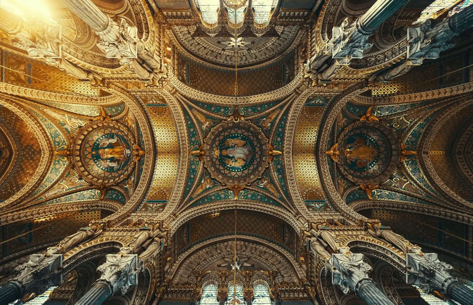 Landmarks in France - Notre Dame de Fourviere Lyon