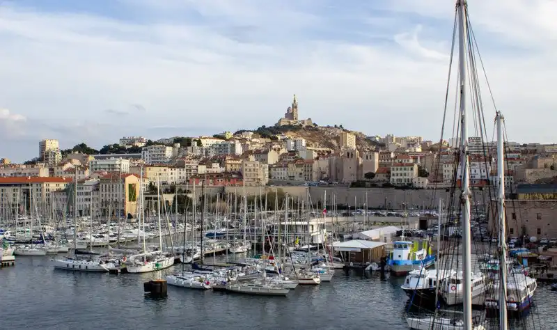 Landmarks in France - Notre Dame in Marseilles