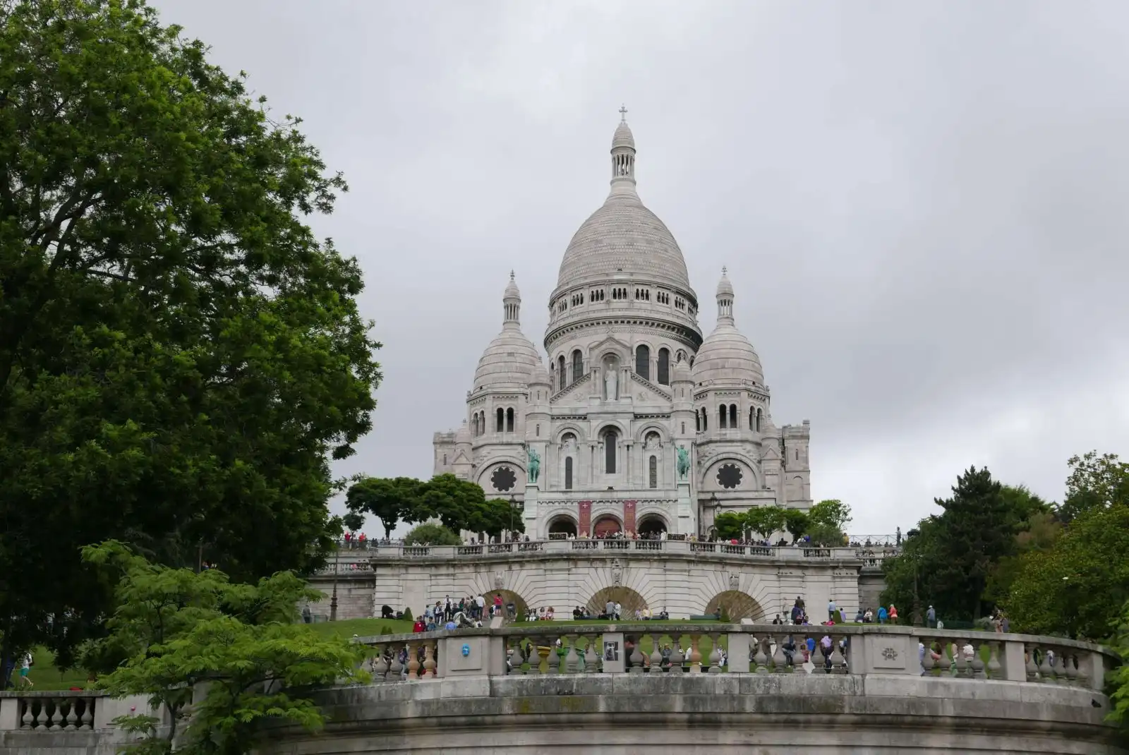 French landmarks - Sacre Coeur in Montmartre, Paris
