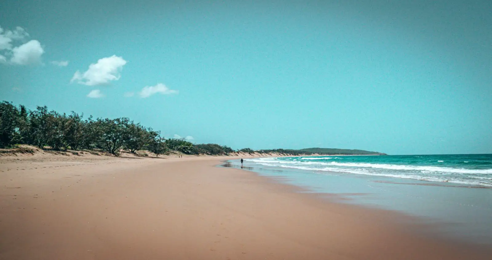 Agnes Water beach between Cairns and Brisbane