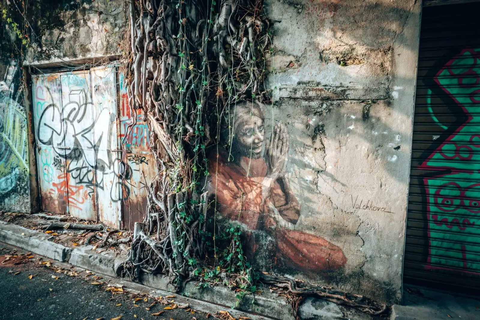 Penang Street Art Map - Indian Woman