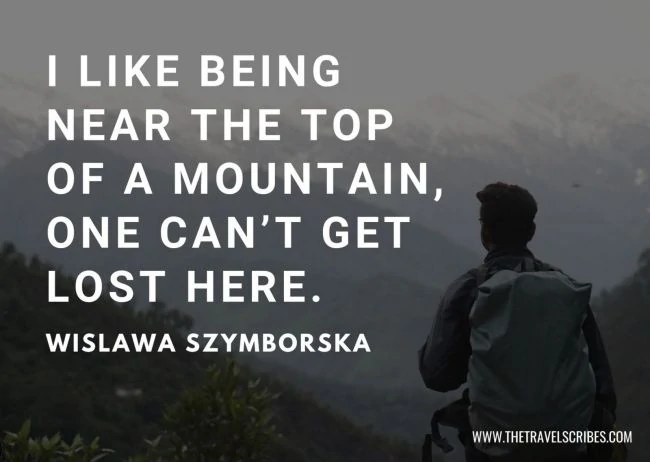 Mountain hiking quotes