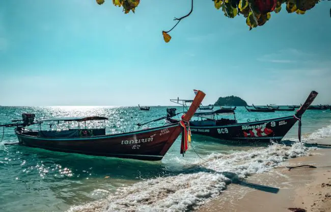 Long Tail boats in Thailand
