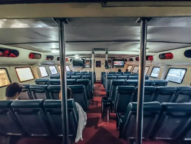 Langkawi to Koh Lipe Ferry interior