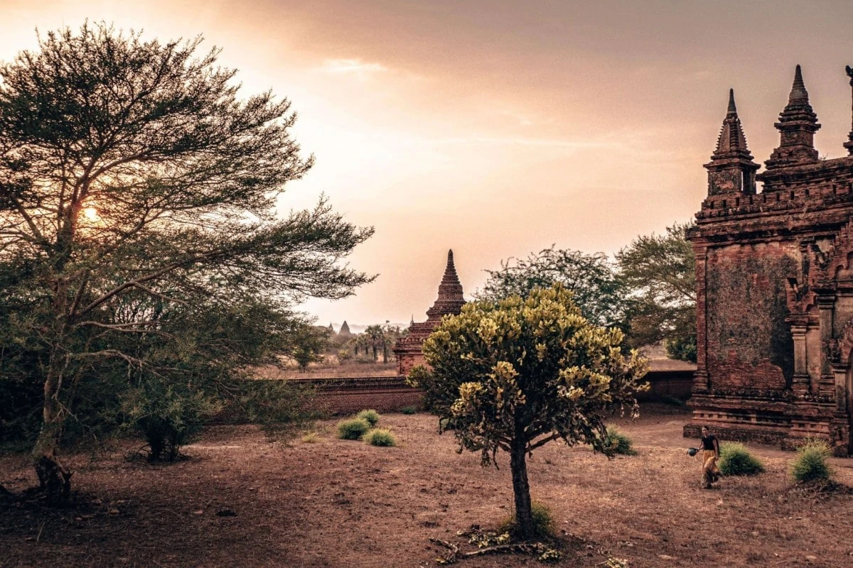 Bagan temples map