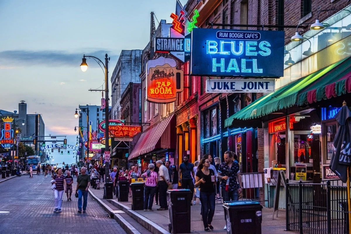 Check out Beale Street Memphis on your USA road trip