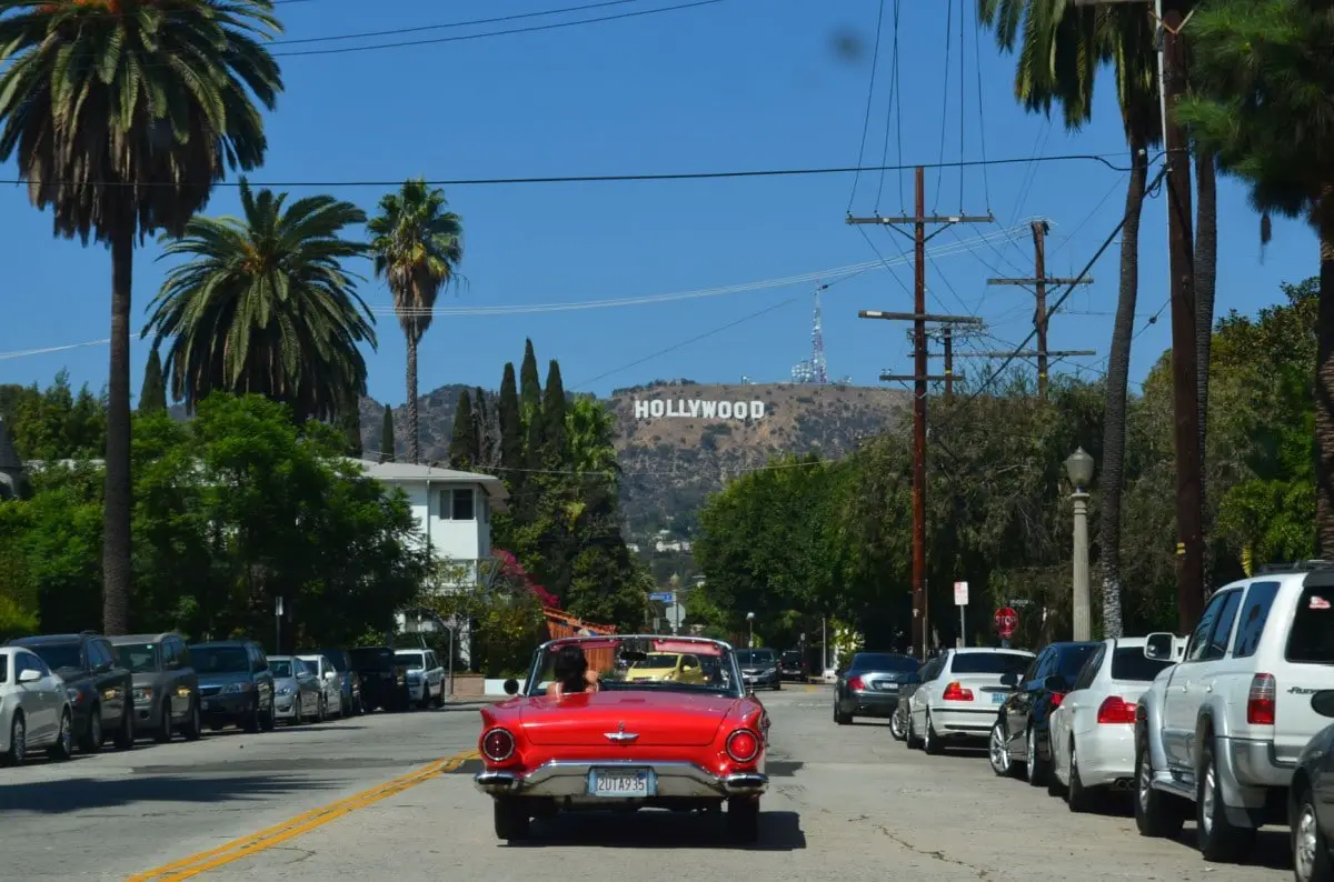 Landmarks USA - Hollywood Sign in Los Angeles