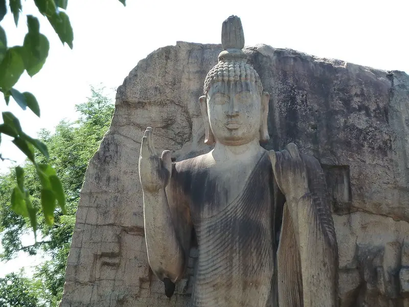 Landmarks in Sri Lanka - Avukana Buddha Statue