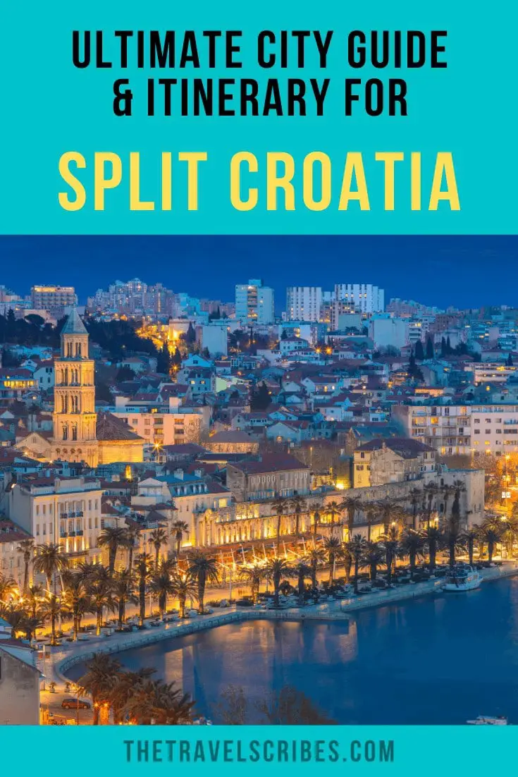 2 days in Split itinerary - Pinterest Pin
