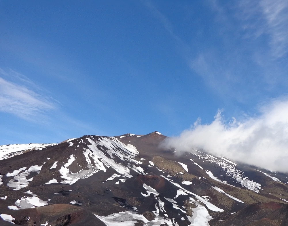 Natural landmarks in Italy like Mount Etna