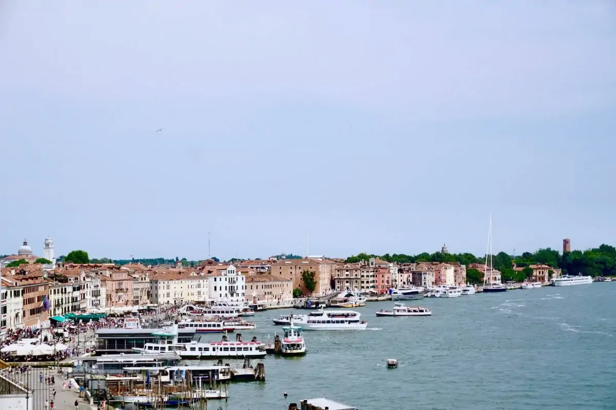 The Riva Degli Schiavoni waterfront in Venice