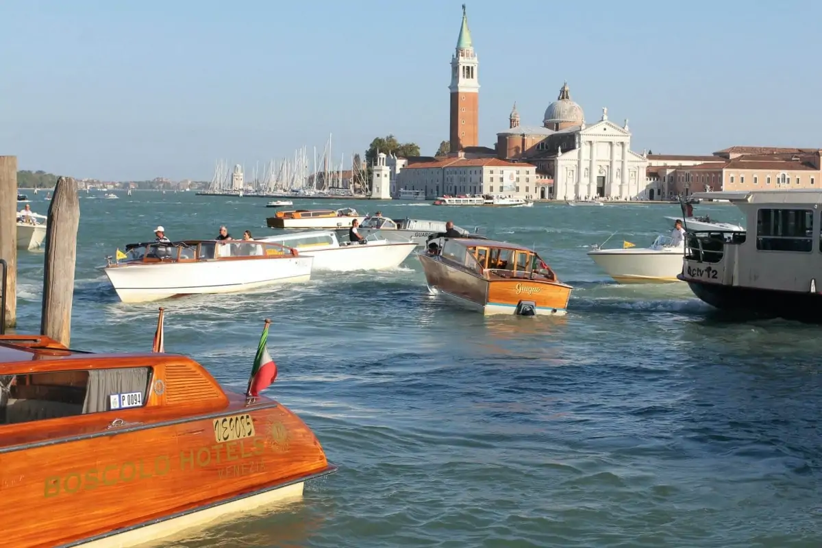 Venice 2 day itinerary - water taxi
